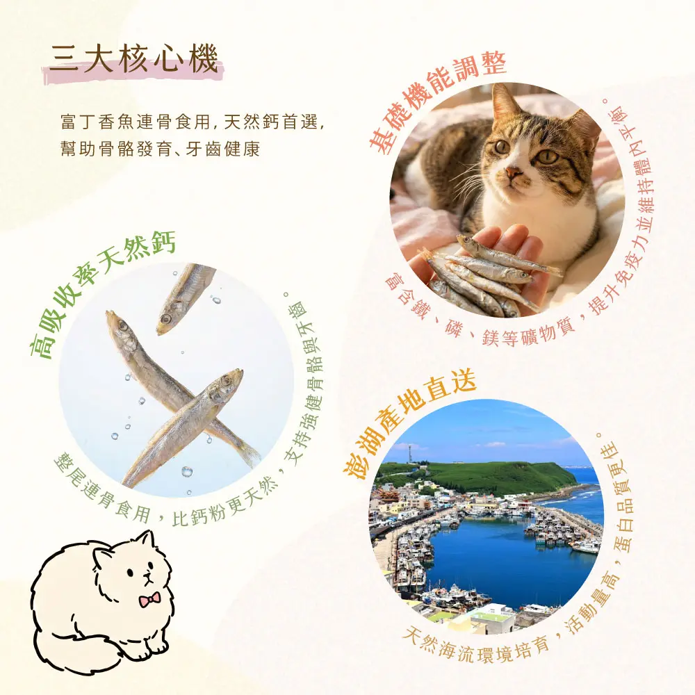 三大核心 丁香魚凍乾 三大核心 丁香魚凍乾