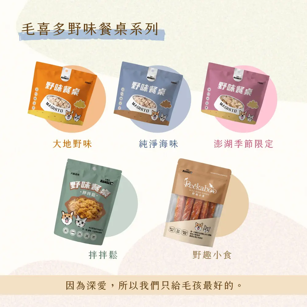 產品一頁式銷售頁 虱目魚丁凍乾 銷售頁 多樣餵食與qa
